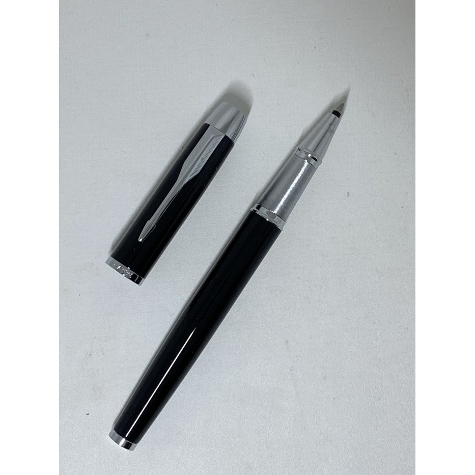 

promo ✨ -Pulpen Parker Im Roller Ball LQ BLACK Crome Trim ( Klip Silver )