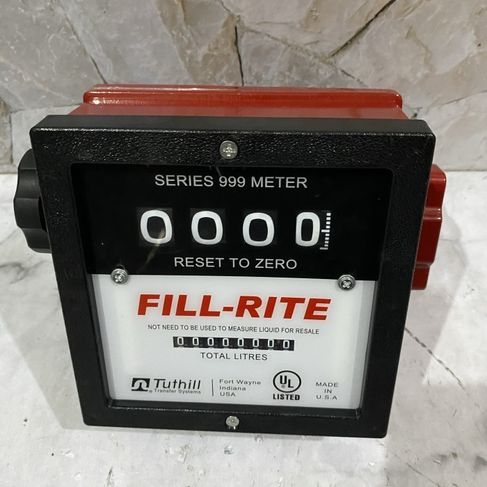 Flow Meter Fill Rite 1 Inch 4 Digit Flow Meter Solar Fill Rite