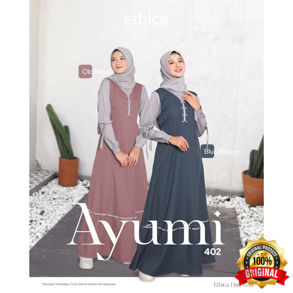 ESP - Ethica Dress Daily Ayumi 402 Baju Muslim Wanita Original