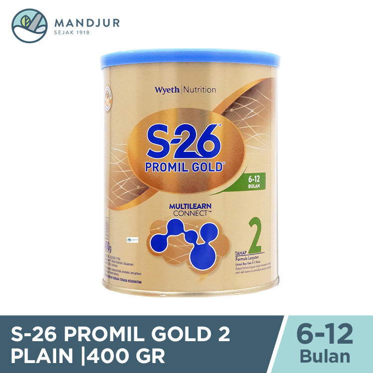 S-26 Promil Gold 2 400 gr - Susu Formula Bayi Lanjutan