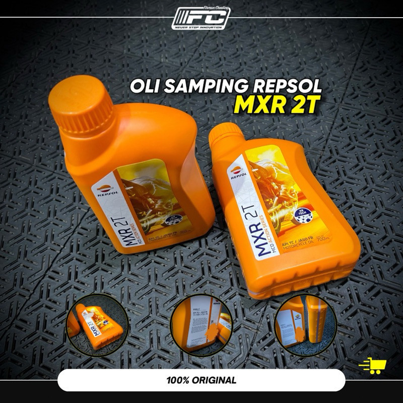 OLI SAMPING REPSOL MXR 2T OLI SAMPING TERBAIK 700 ml 100% ORIGINAL