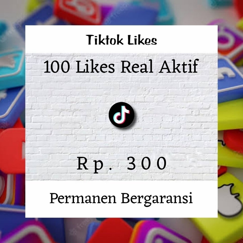 

Like TIKT0K Murah Permanen Like TIKT0K Aman Bergaransi
