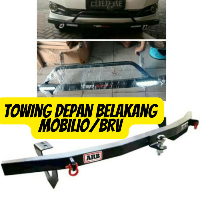 Towing BAR ARB Tanduk Besi Depan Belakang Mobilio/BRV