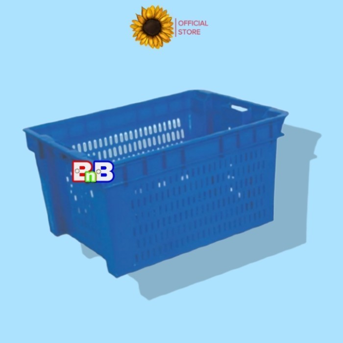 

Green Leaf 2202 L Container Industri Lubang Keranjang Krat Plastik Box