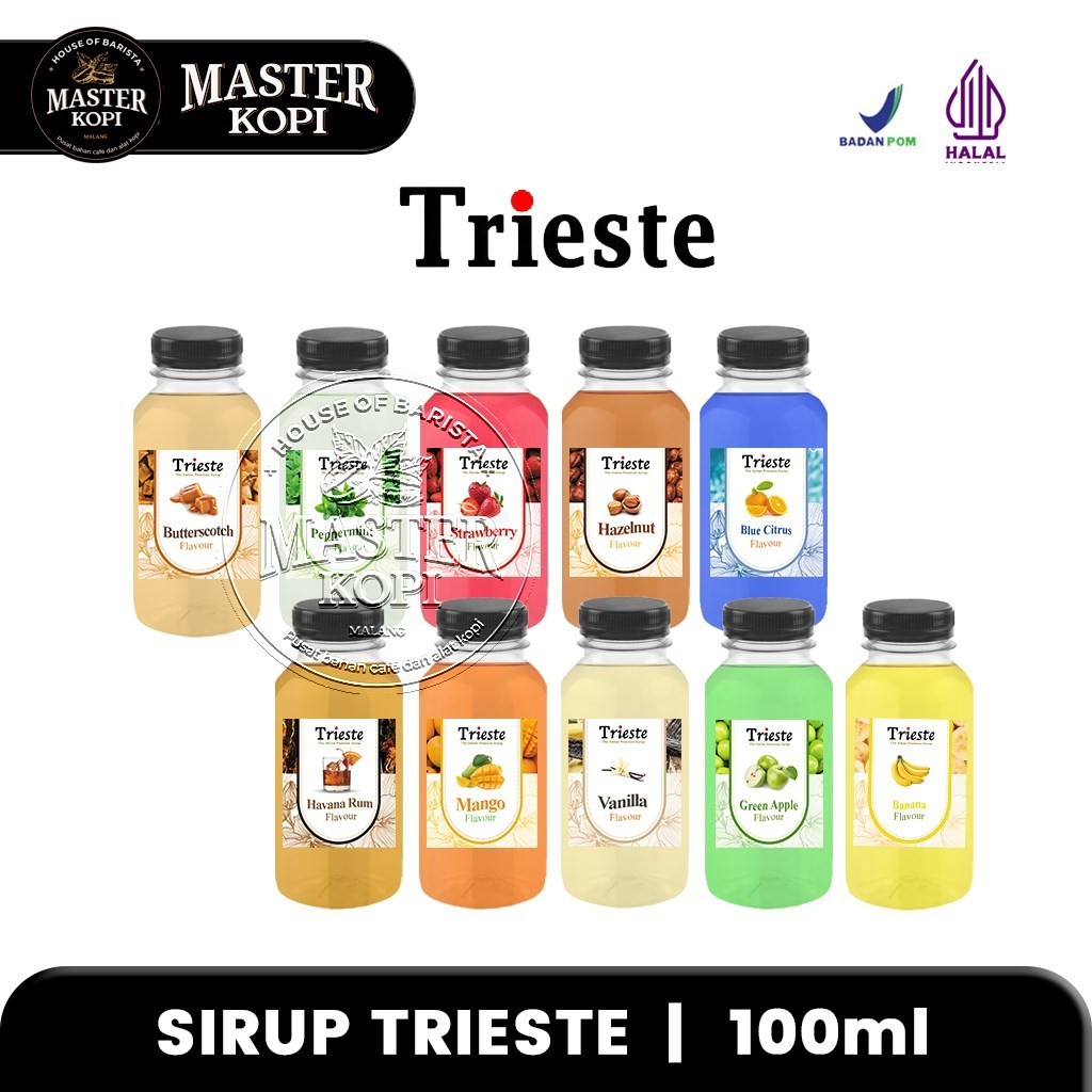 

Sirup Trieste Sample / Syrup Repack 100ml