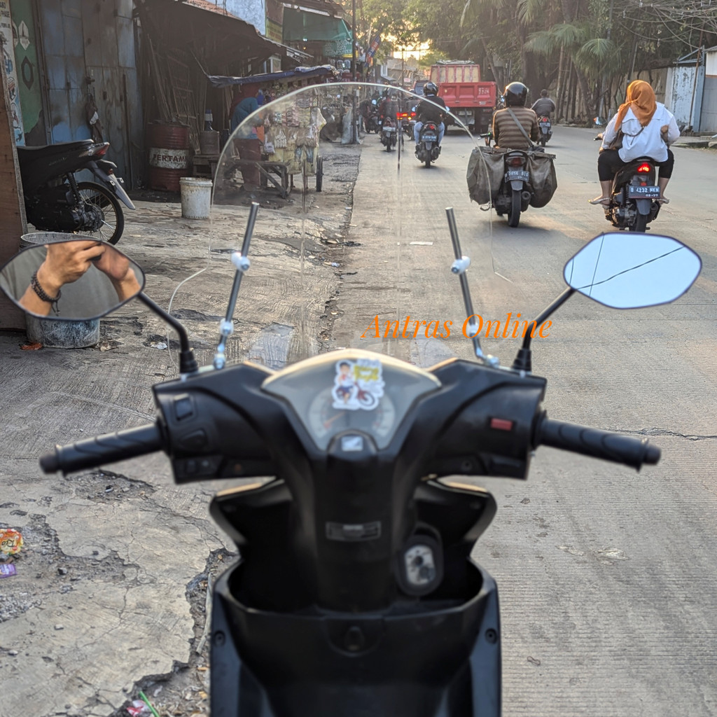 Visor Windshield Universal All Motor Matic Bebek