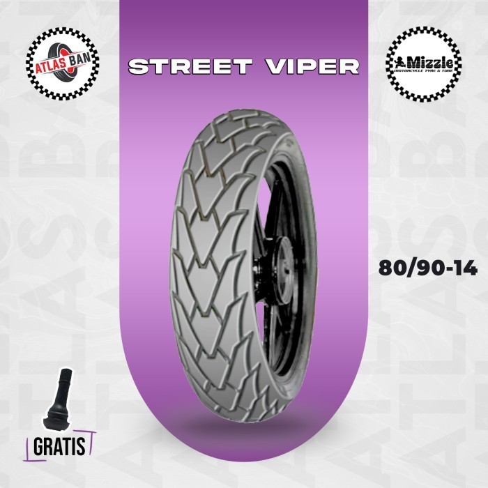 Ban Tubles Motor Matic MIZZLE STREET VIPER 80/90 Ring 14