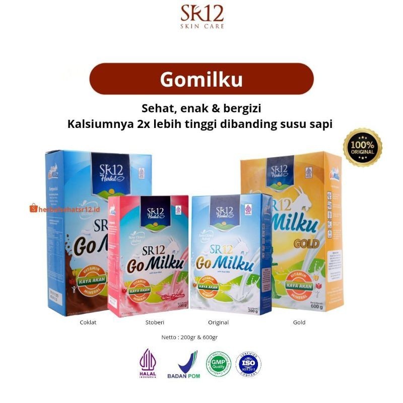 

SR12 GO MILKU | SUSU BUBUK KAMBING ETAWA | BPOM | TIDAK BIKIN ENEG | SUSU ETAWA TANPA KRIMER