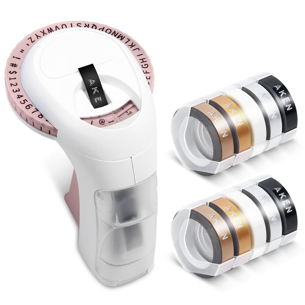 

Handheld Labeling Machine 3D Embosser Label Machine Portable Lettering Embossed Labeler Omega S Embossed Labeler for Home DIY
