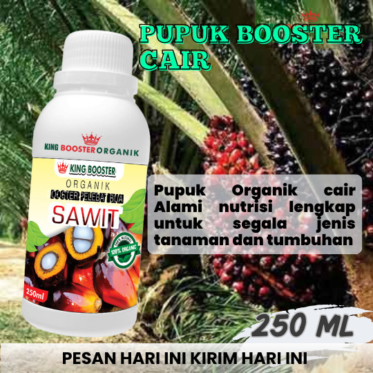 Pupuk Booster Sawit Organik Untuk Pertumbuhan dan Pembuahan 250 ml pupuk cair organik
