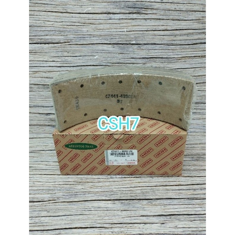 BRAKE LINING-KAMPAS REM BELAKANG HINO DUTRO HT130 HT140/DUTRO DYNA HT125