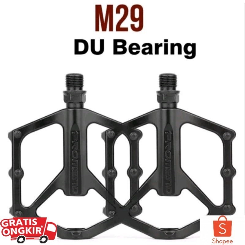 Pedal Promend M29 DU Bearing Anti Slip Pedal Sepeda