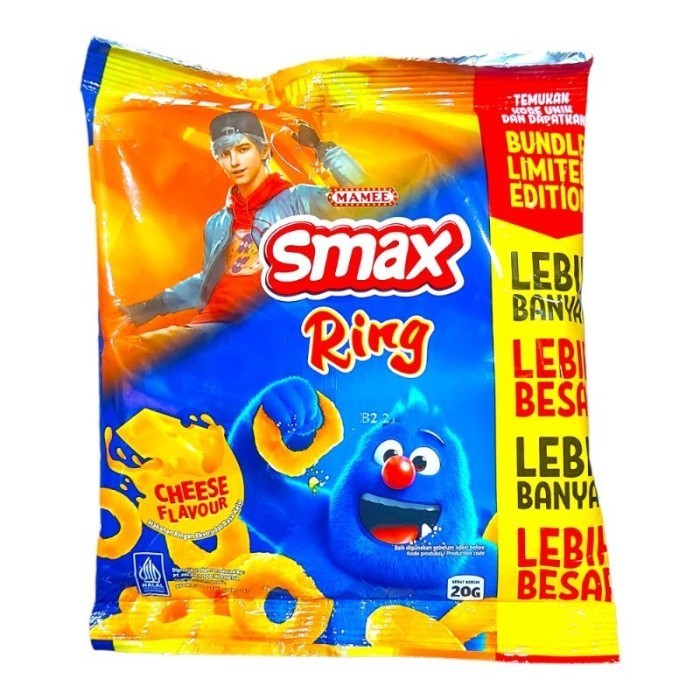 

Smax Ring Keju 1 Renceng 20gr Isi 10pcs Cemilan Murah dan Enak