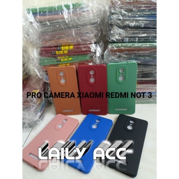 Softcase Pro Camera XIAOMI REDMI NOT 3 Silikon Case Casing