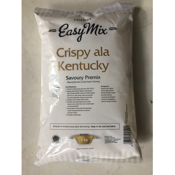 

TERJUAL sriboga easymix tepung crispy kentucky KFC 1kg
