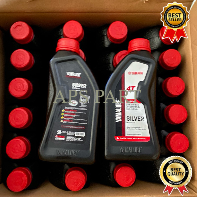 APS PART__ Grosir Oli Yamalube Silver 0.8 L Per 1 Dus Isi 24 SAE 20W-40 800ML A