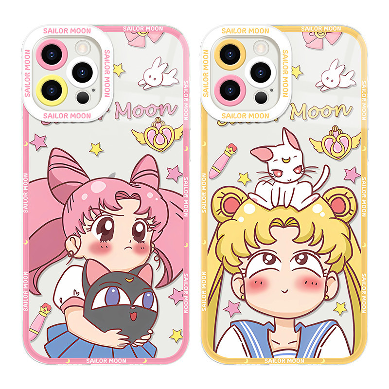 Sailor Moon Case Redmi 12 13C 9C 10A 9A 12C 9T 11A 10 9 10C 9C NFC Note Protective Case