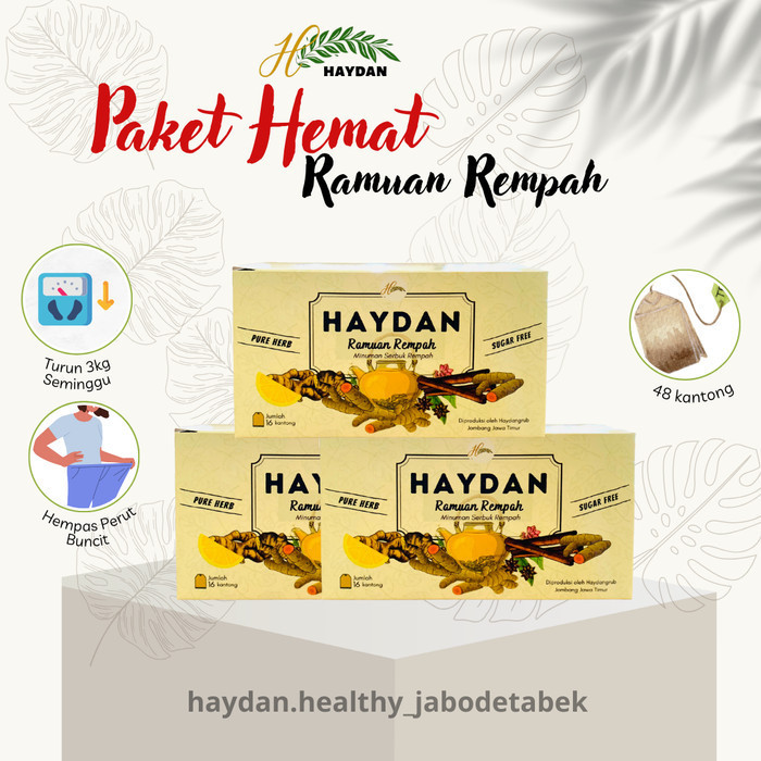 

TERJUAL Teh Detox | DIET+HAID LANCAR | Teh Celup Rempah | JSR | Paket Hemat