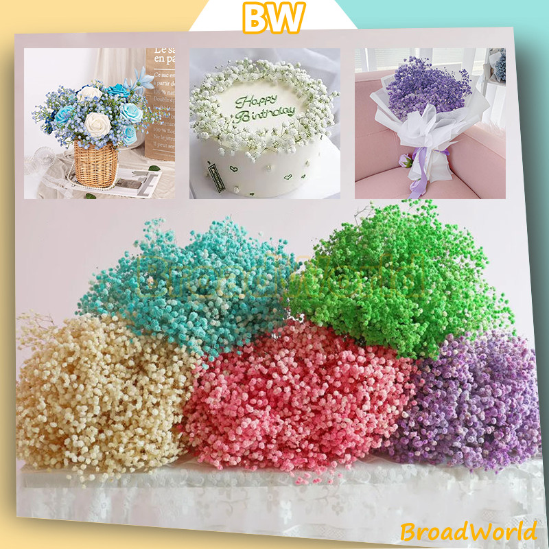 Bunga plastik baby breath artificial/Gypsophila Wholesale Home Decoration Bunga Kering Awetan/Bunga 