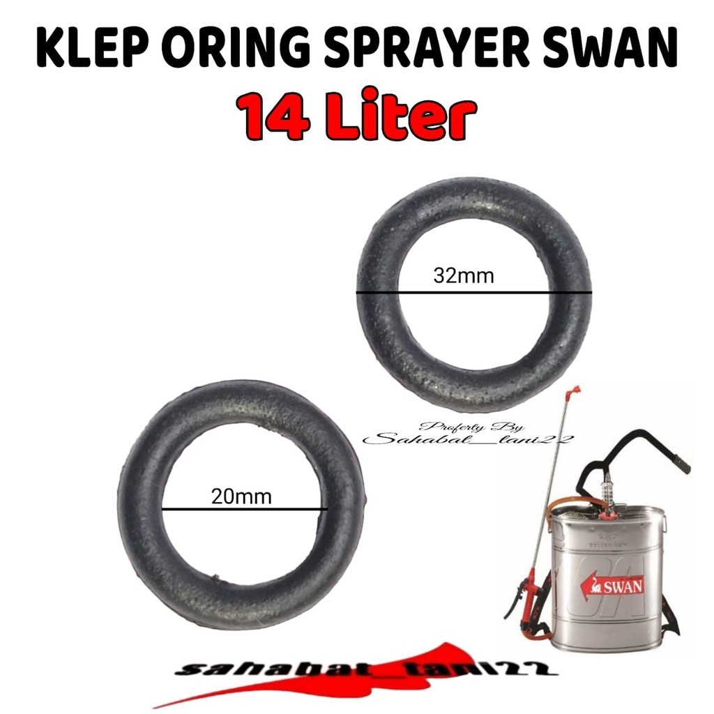 Klep oring Swan 14 liter Klep oring Sprayer Swan 14 liter