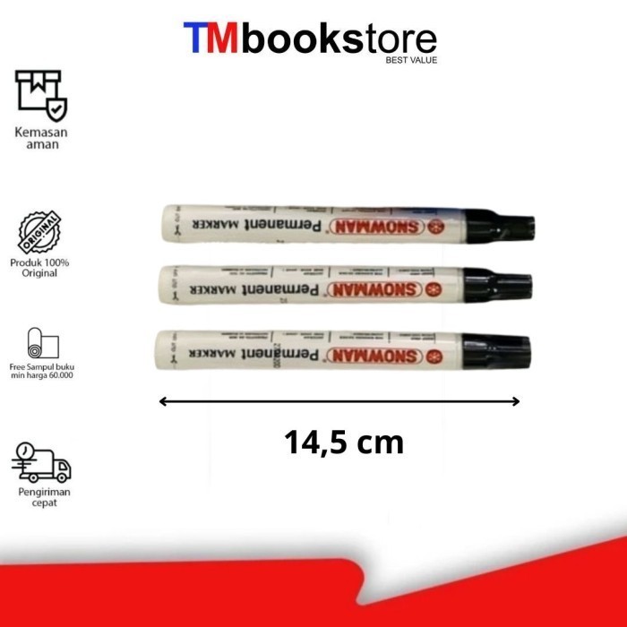 

MARKER G-12 BLACK SNOWMAN TMBOOKSTORE