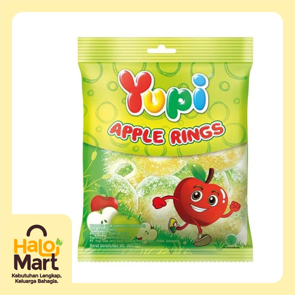 

YUPI APPLE RINGS 108 GRAM