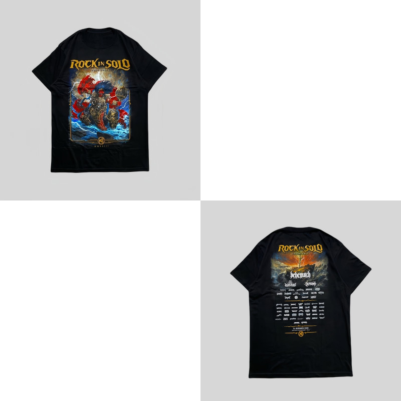 ROCK IN SOLO 2023 OFFICIAL MERCH ORIGINAL KAOS