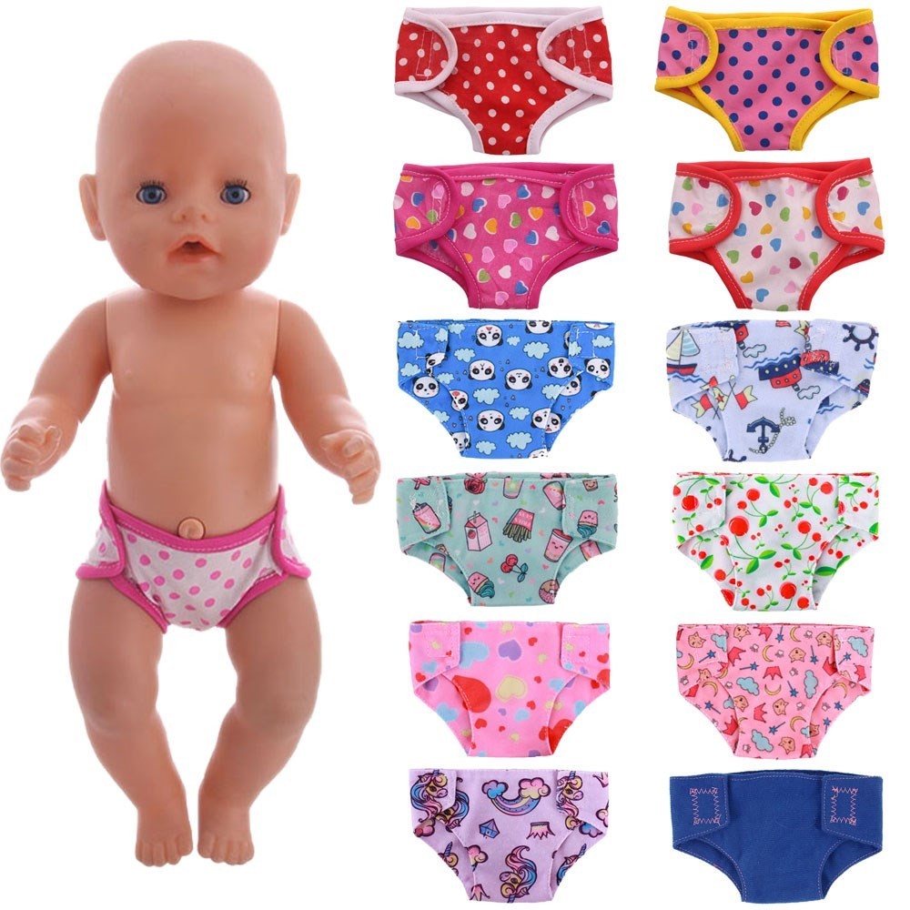 Doll Clothes Underwear Our Generation For 18 Inch American Doll&Born Baby Doll Clothes 43cm Baby Clo