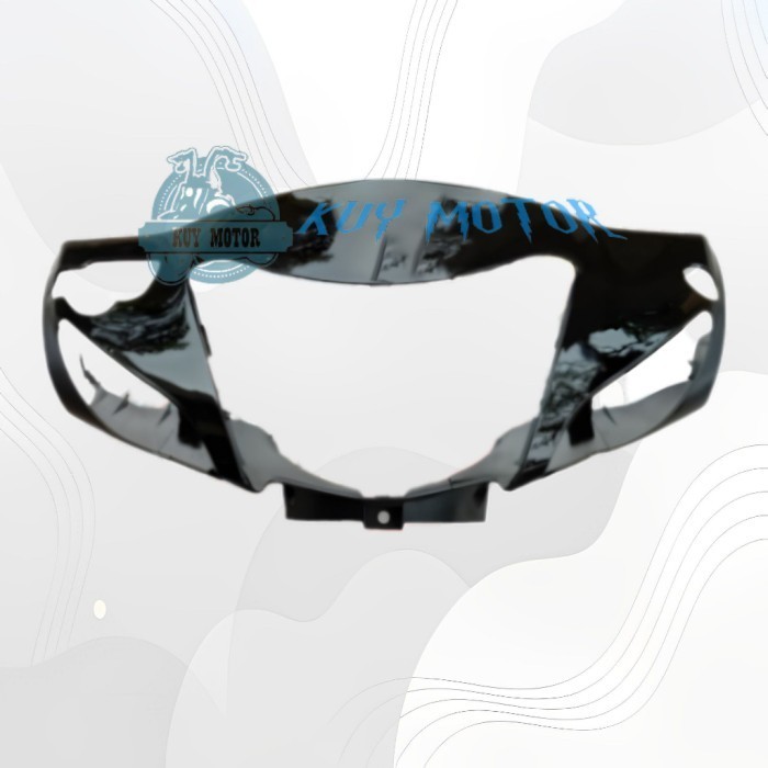 Batok kepala lampu depan supra fit new X S hitam Biru Merah Silver - Hitam