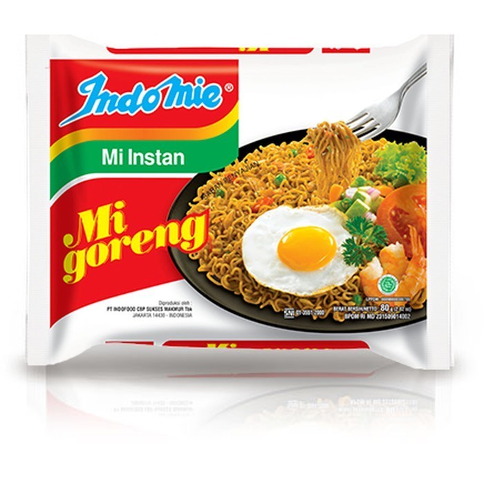 

INDOMIE GORENG ORIGINAL 85 GRAM 1 PCS | MIE INSTAN GORENG