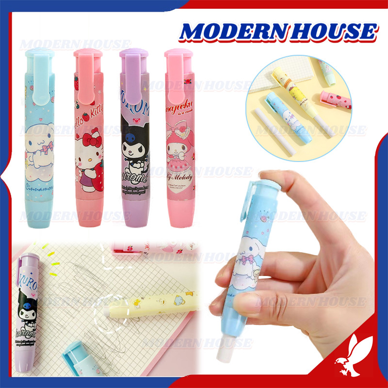 

Penghapus Pensil Mekanik Karakter Sanrio / Penghapus Bentuk Lipstick Karakter Lucu / Mechanical Eraser Lucu