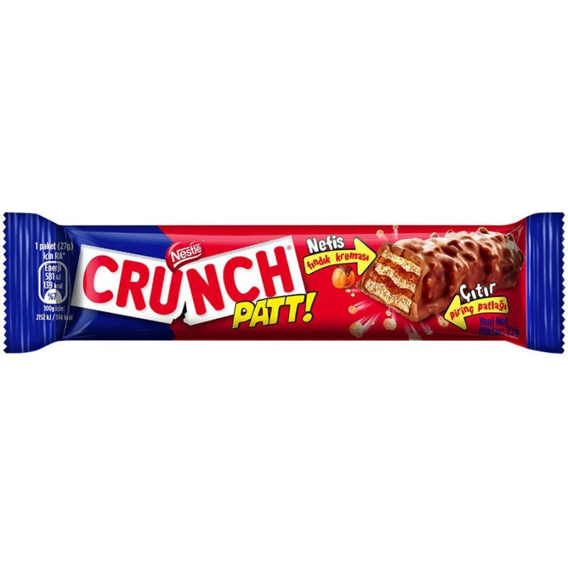 

NESTLE Crunch Patt Chocolate Bar asal Eropa