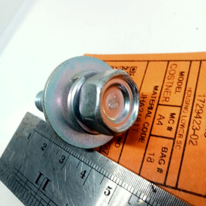 BAUT 17 M12X35 DOBEL RING LEBAR BAUT BAJA PANJANG 3,5 cm drat krucut