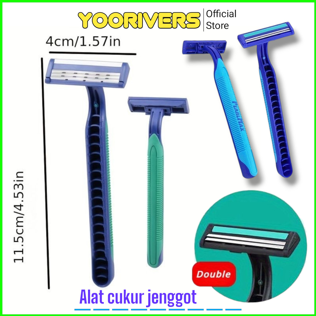 Cukuran Manual 2 Mata Alat Cukuran Jenggot Manual - Alat Cukur Murah Pencukur Kumis