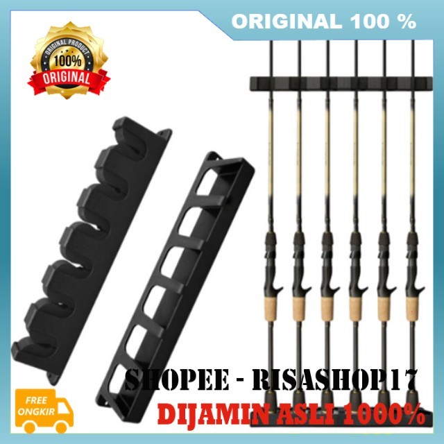 Rak Pancing Dinding Gantungan Pancing Joran Dinding Tempat Pancing Dinding Rak Joran Pancing Dinding