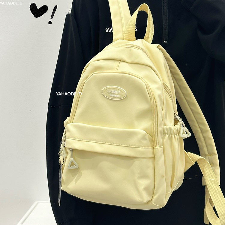 ready || YAHAO-Ransel Gadis Cantik Ins Jepang Ransel Ringan Mahasiswa Ukuran Kecil Tas Sekolah Kecil