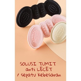 INSOLE SEPATU WANITA KEBESARAN TUMIT ANTI LECET BUSA SOL SEPATU UNTUK