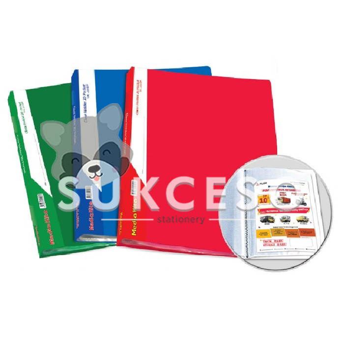 

MEDIA KITA Clear Holder 20 Penyimpan Kertas Dokumen Murah