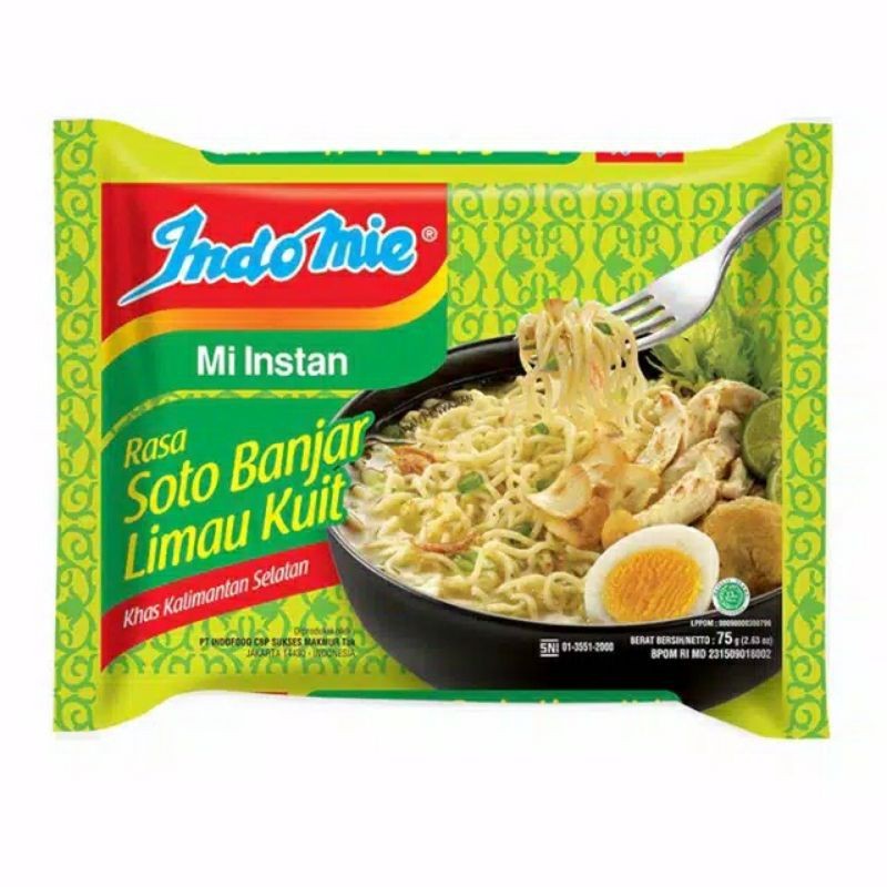 

Indomie Soto Banjar Limau Kuit Khas Banjarmasin