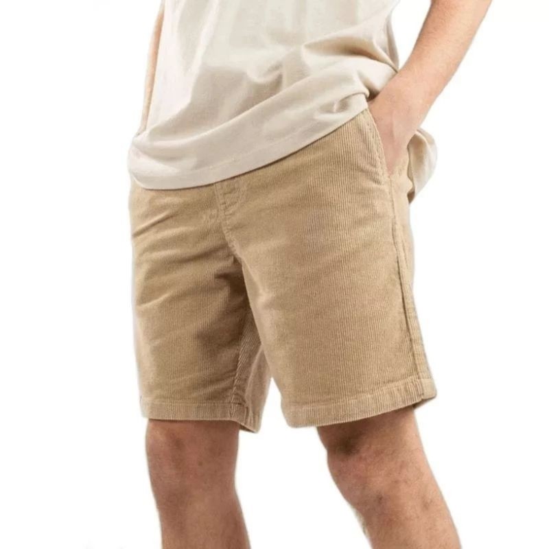 Boardshort CORDUROY Gaya Casual Celana Pendek Model Terbaru Kekinian Outfit Simple Pria
