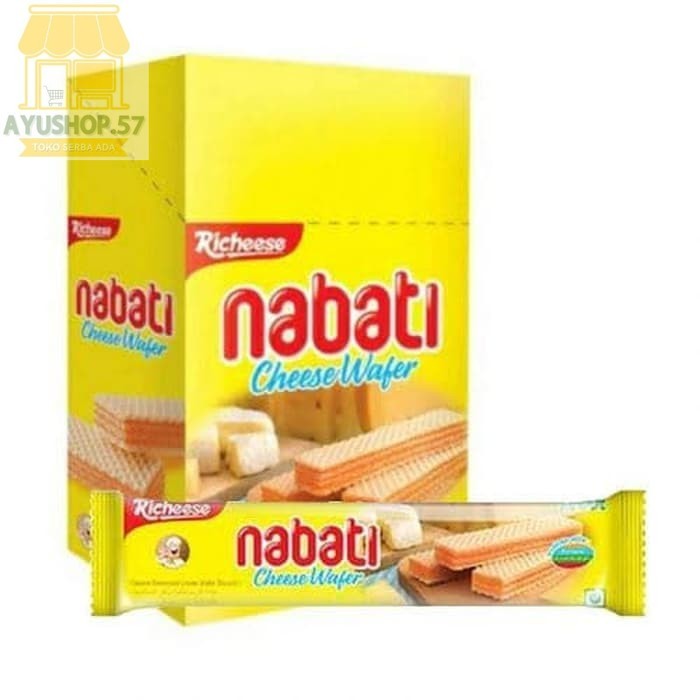 

Richeese Nabati Wafer Keju [20pcs/8gr] - AYUSHOP57