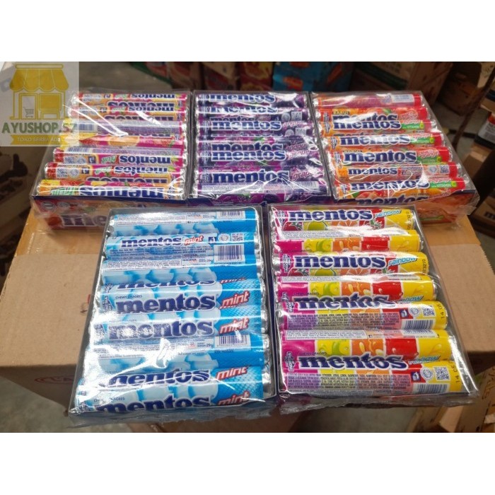 

Mentos Roll All Varian [14pcs/pack] - Mint - AYUSHOP57