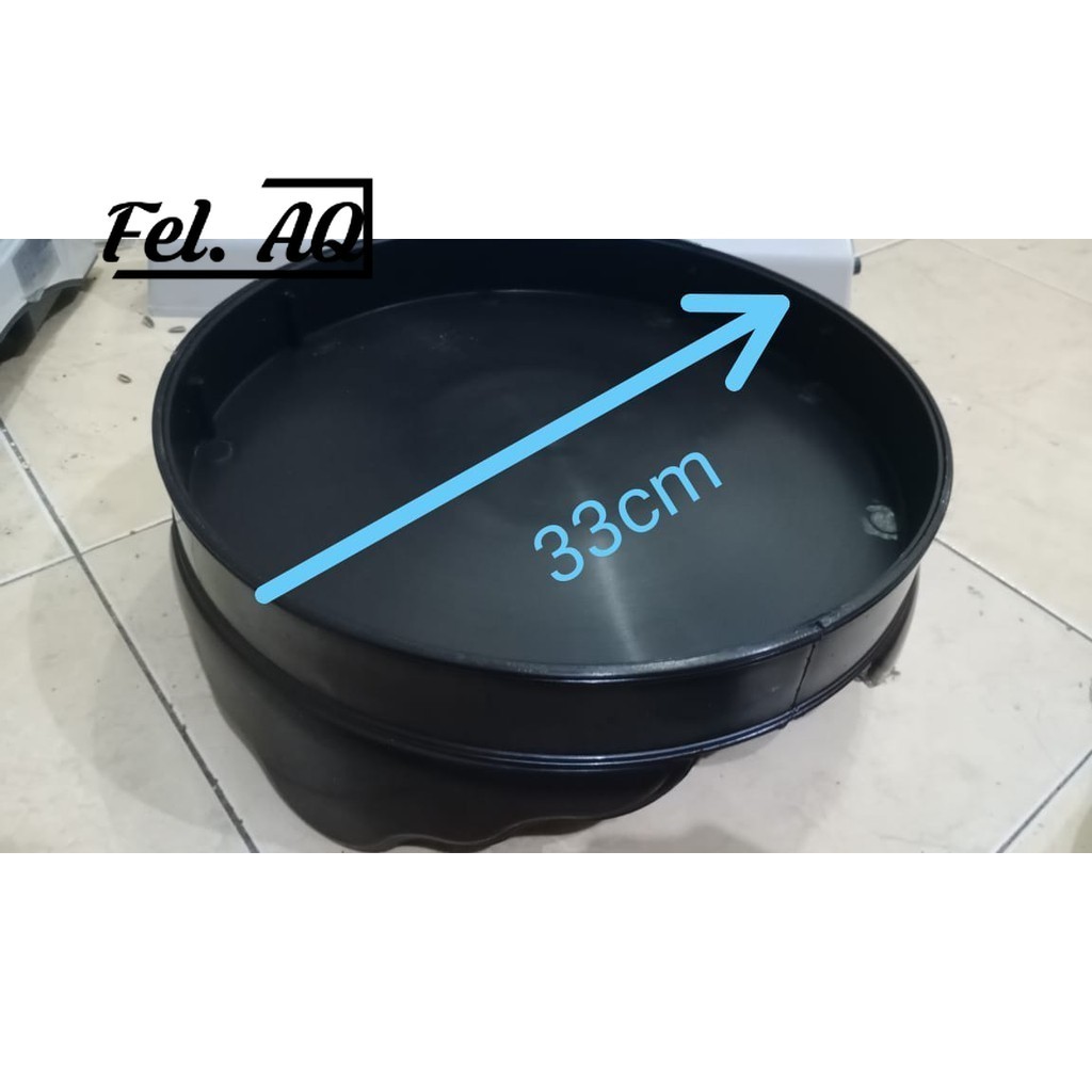 TEBOK PLASTIK  UNTUK SANGKAR LOVEBIRD WARNA HITAM MURAH BERKUALITAS