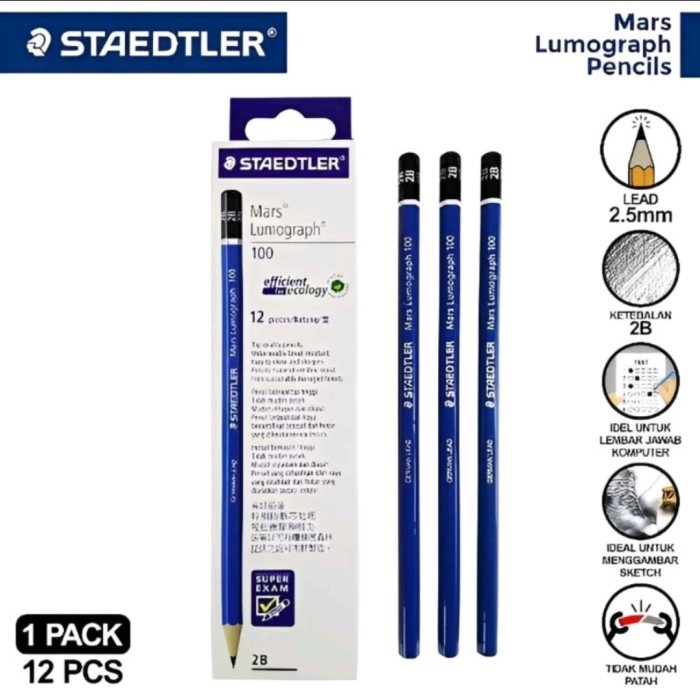 

Pensil Steadler 2B Original (12 pcs)
