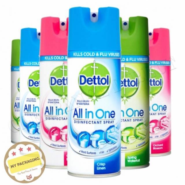 Dettol Disinfectant Sanitizer Spray 170ml & 400 ml - Detol Disinfektan Spray