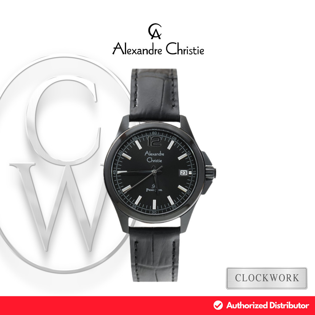 Jam Tangan Wanita Alexandre Christine Primo Steel AC 1031 LDLIPBA Kulit Classic Minimalis Simple Hit