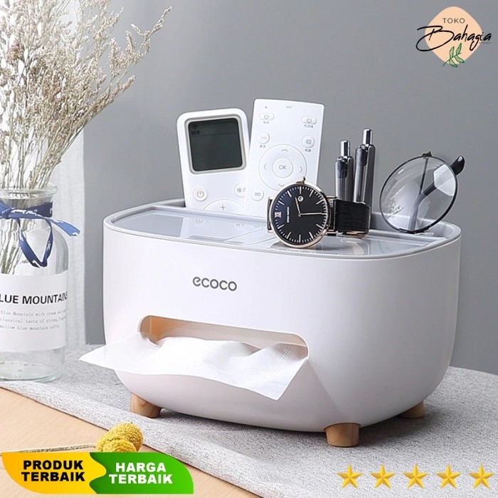 

Kotak Tisu Storage Box Office Desk Case Organizer - ECOCO