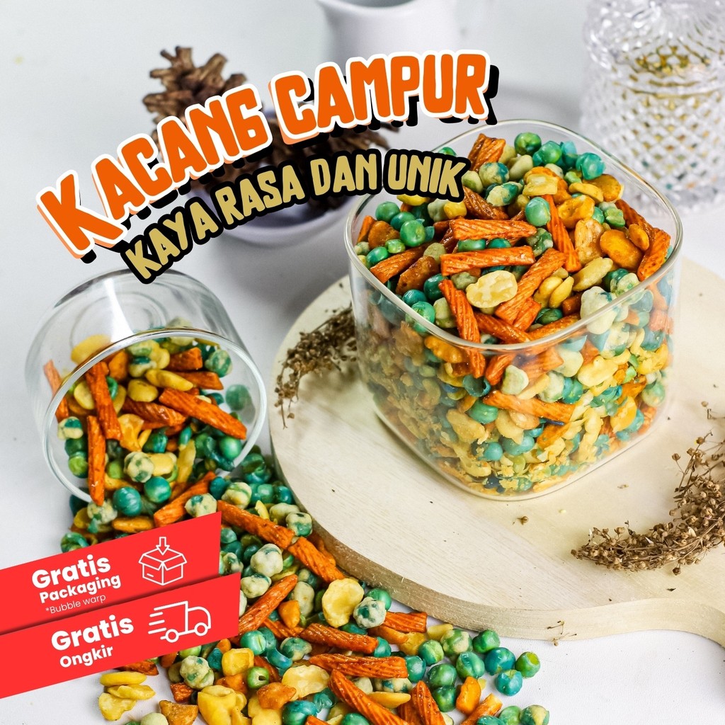 

Kacang Campur Besar Mix Variasi Rasa Lengkap By Kucinta Snack