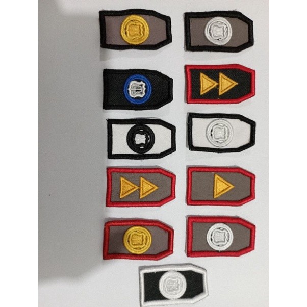 Bordir BORDIR ATRIBUT SATPAM TIMBUL PANGKAT/MONOGRAM