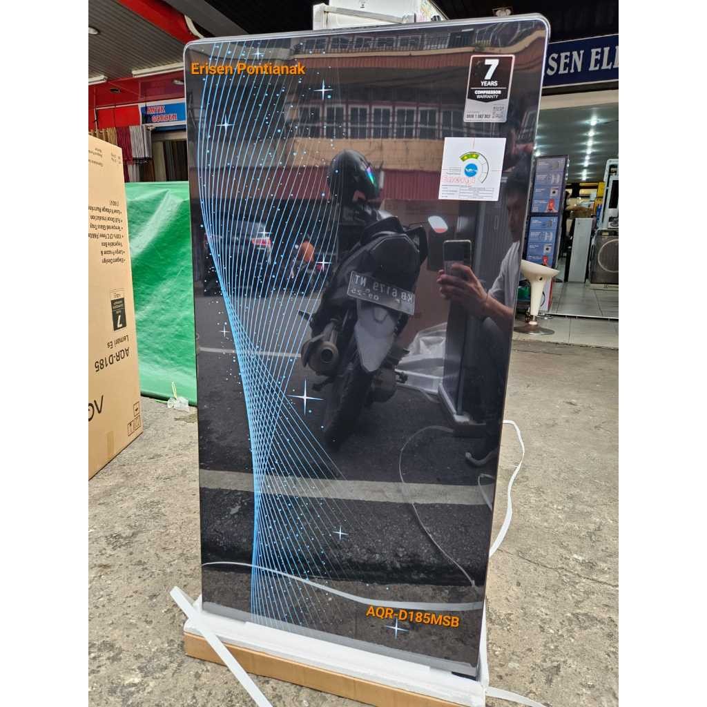 AQUA JAPAN KULKAS 1 PINTU AQR-D185MSB - AQRD185MSB